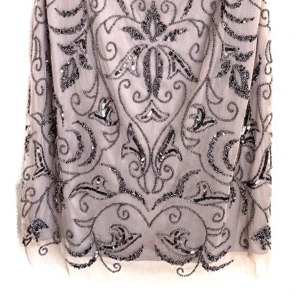 Adrianna Papell Beaded Sheath Dress - Picture 10 of 11